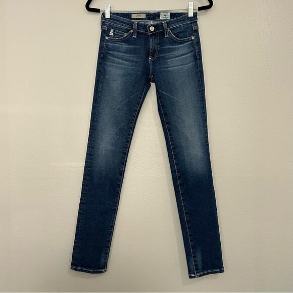 AG Adriano Goldschmied The Stilt Cigarette Leg Skinny Jeans 10 Years Rio Size 25 - Picture 4 of 14